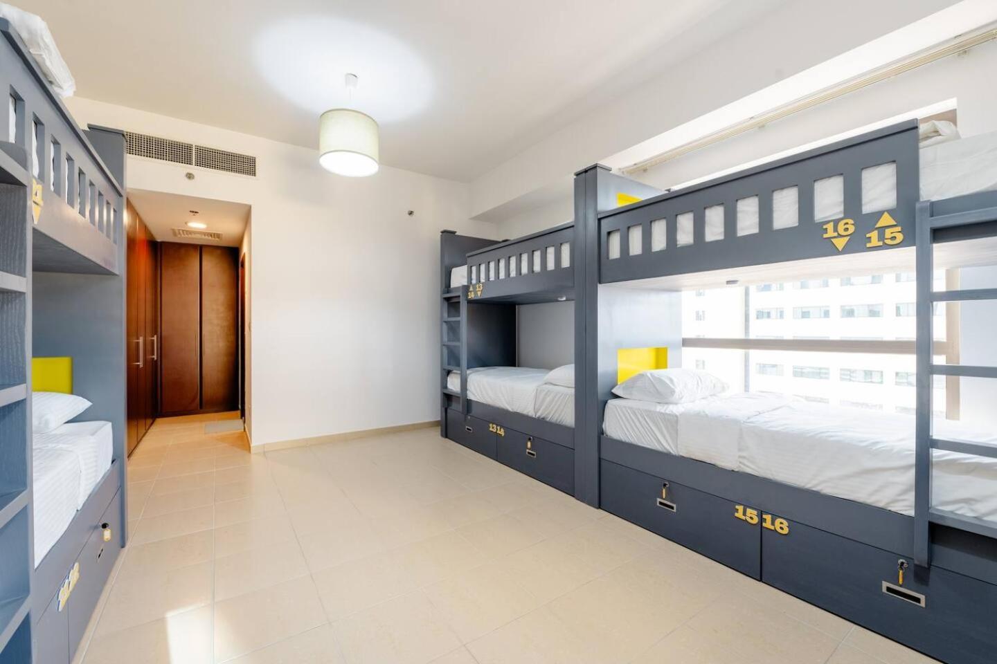 Moonlight Hostel Jbr - 2Min Walk To Jbr Beach - Gym - 2Min Metro Station - Poll Dubai Eksteriør billede