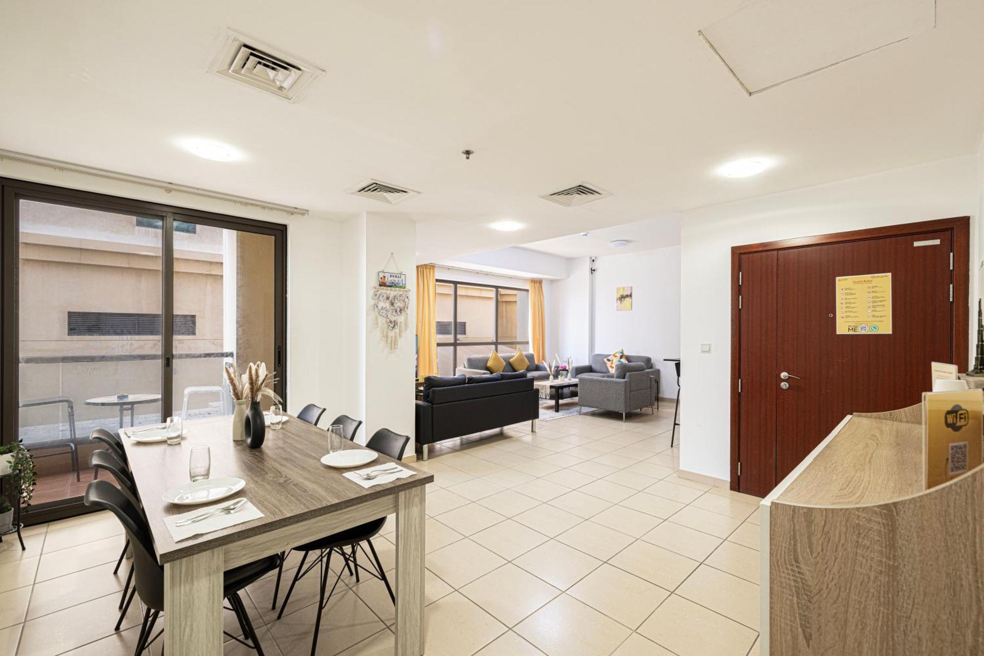 Moonlight Hostel Jbr - 2Min Walk To Jbr Beach - Gym - 2Min Metro Station - Poll Dubai Eksteriør billede